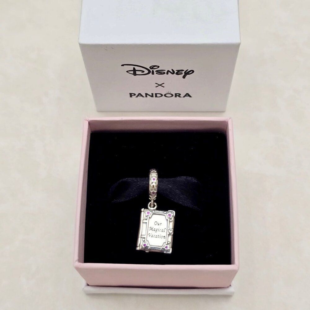 Pandora Disney Parks Our Magical Vacation Book Dangle Charm